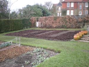 2009 Preparing the fruit bed for planting