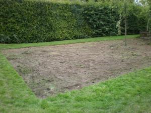 2008 Creating the fruit cage bed